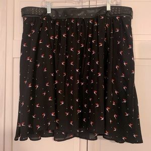 Belted Hummingbird Skirt